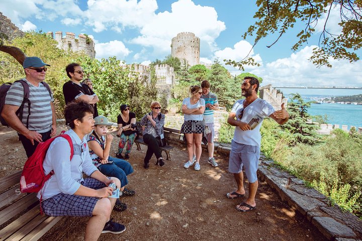 Morning Bosphorus Cruise with 3 Stops, Guide, Snacks, and Ticket Included